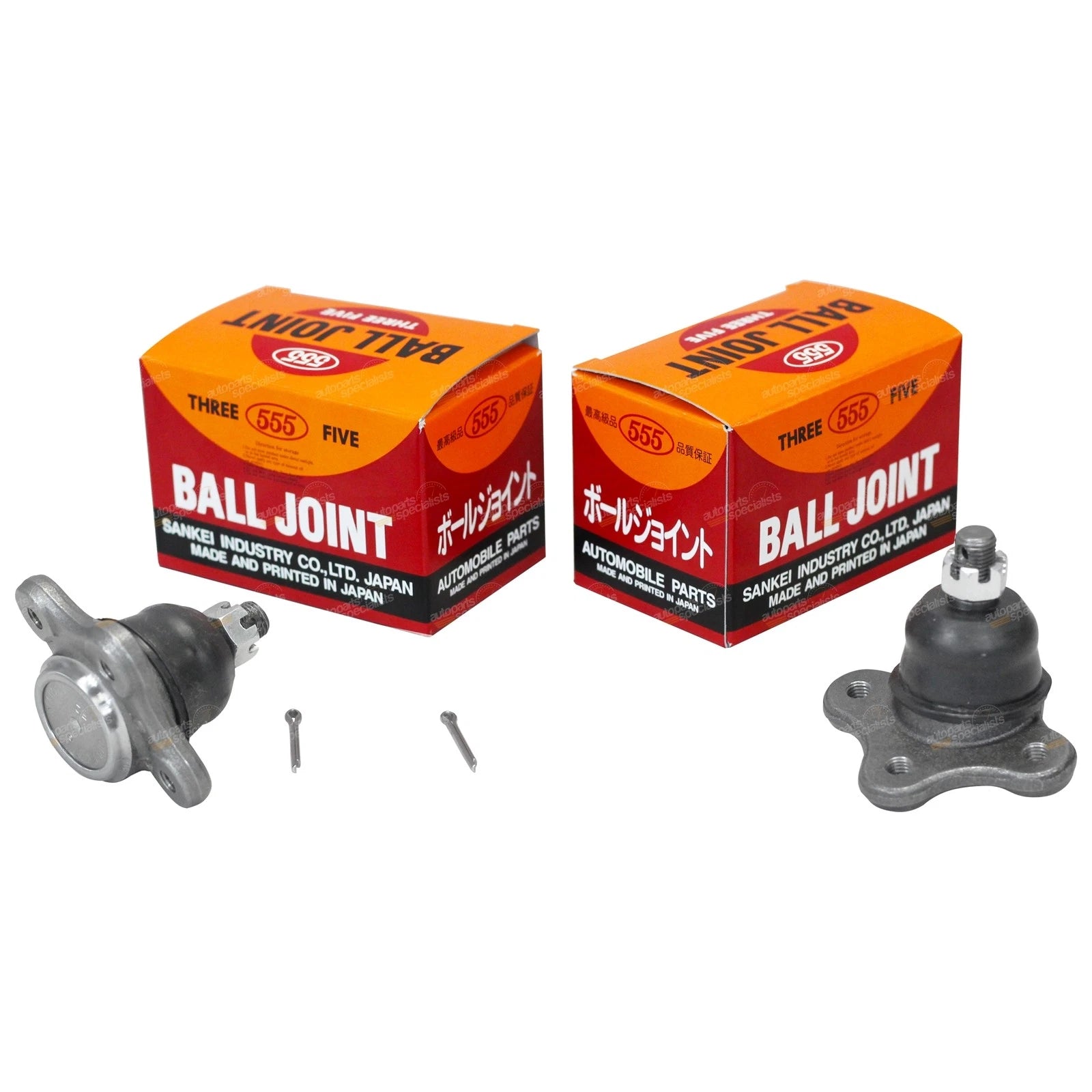 2x Upper Ball Joints for Ford Courier PC PD PE PG PH (1985–2006) 555