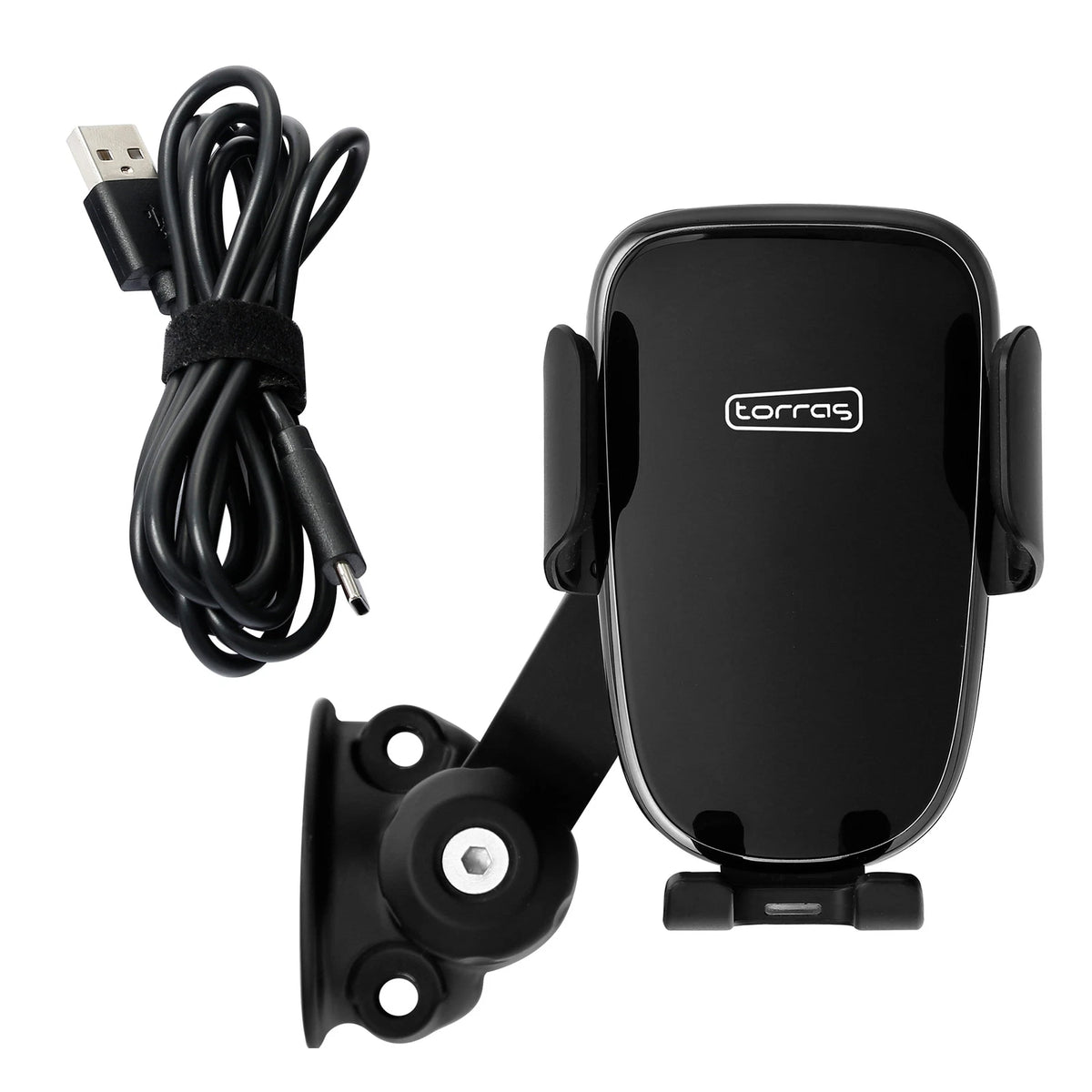 Automatic Clamping Phone Holder Charger for Harley Road Glide (1")