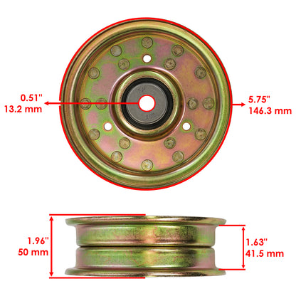 Deck Idler Pulley 60 Inch for John Deere Z920A Z925A Z930A Z950A (2015–2020)