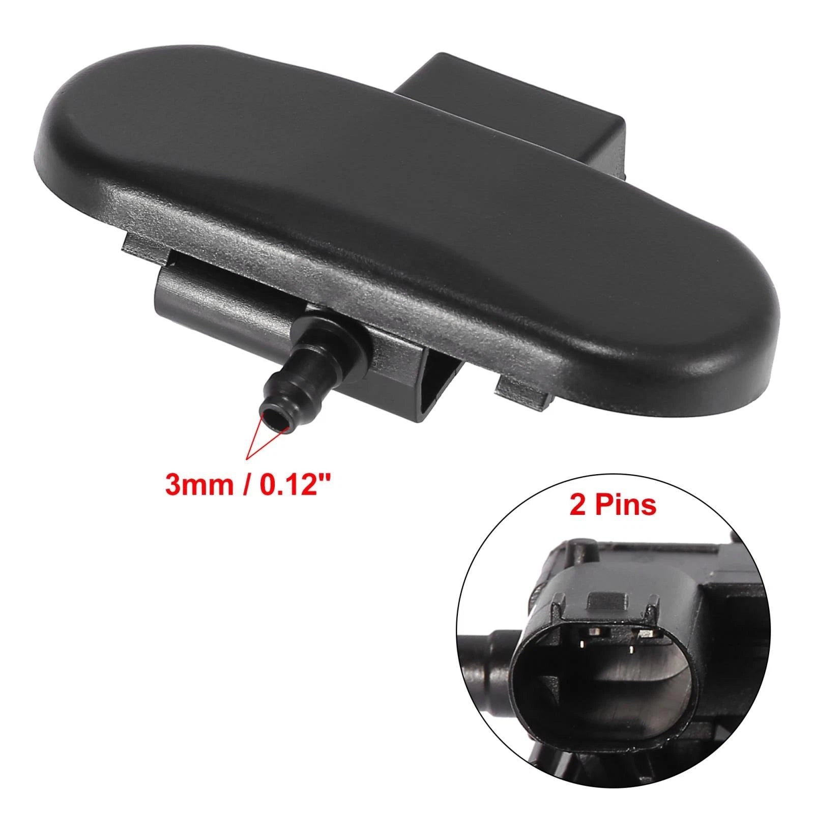 Windshield Washer Nozzles Pair Replacement for Audi A4 A5 allroad S4 S5 (2009–2020)