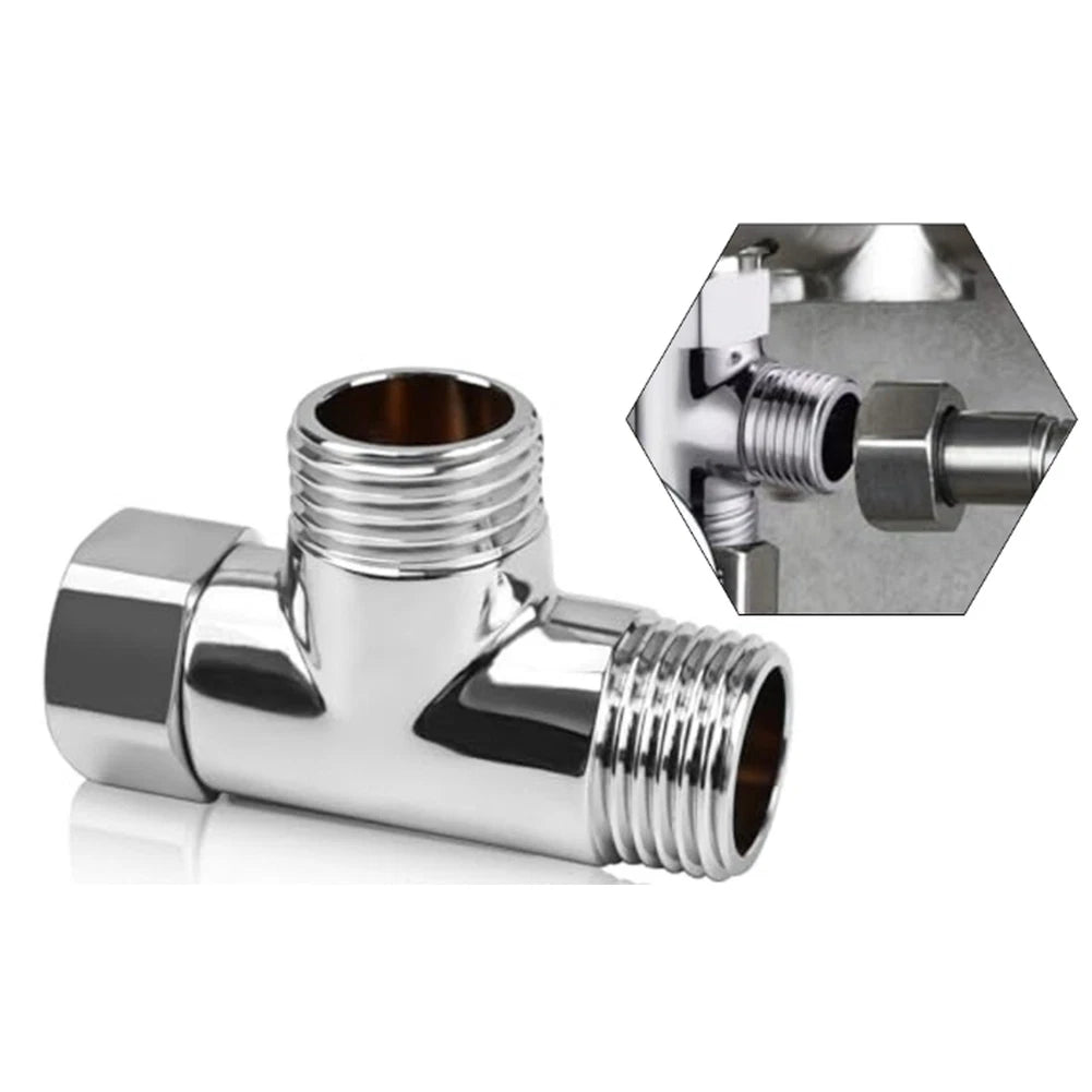 Brass T-adapter for G1/2 Fittings (Compatible)