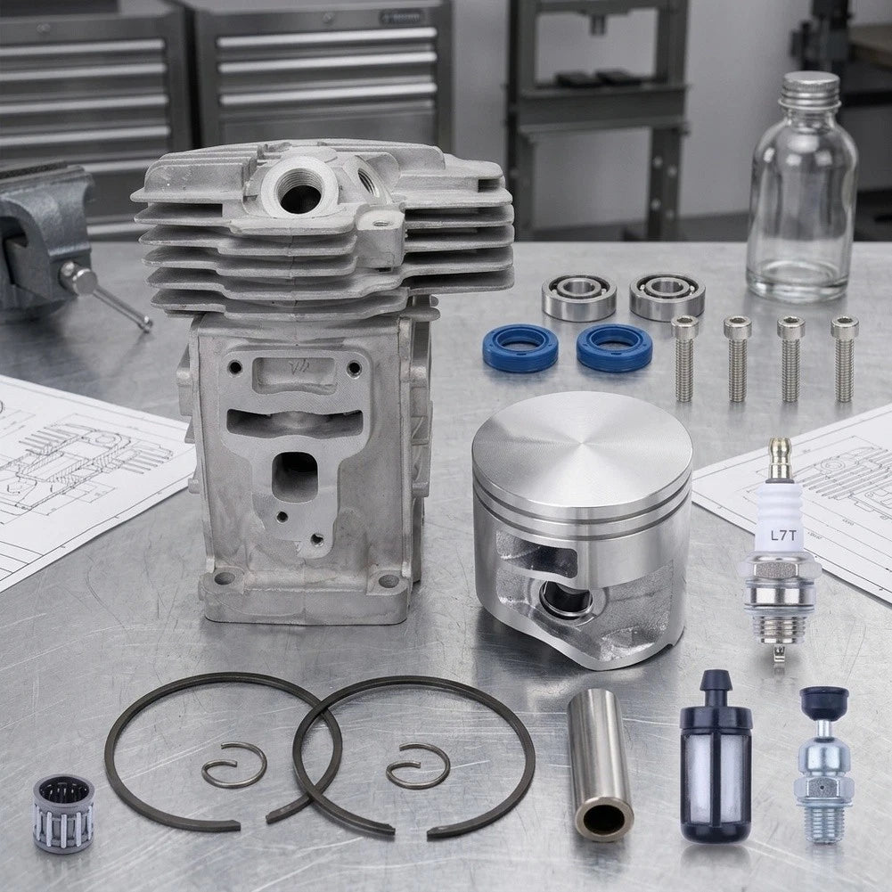 Cylinder and Piston Bearing Seal Kit for MS391 MS311 Chainsaw