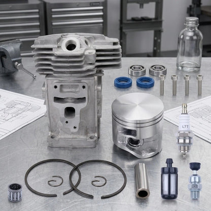 Cylinder and Piston Bearing Seal Kit for MS391 MS311 Chainsaw