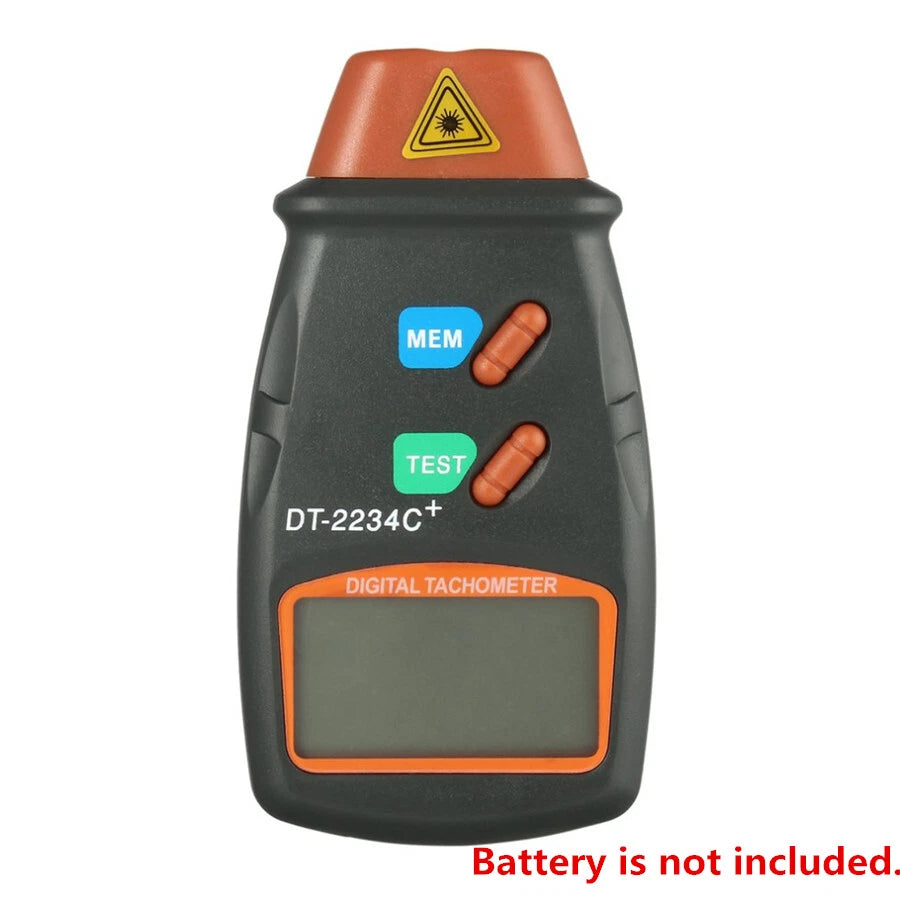 Digital Laser Tachometer for Small Engine RPM Tester (Non-contact)