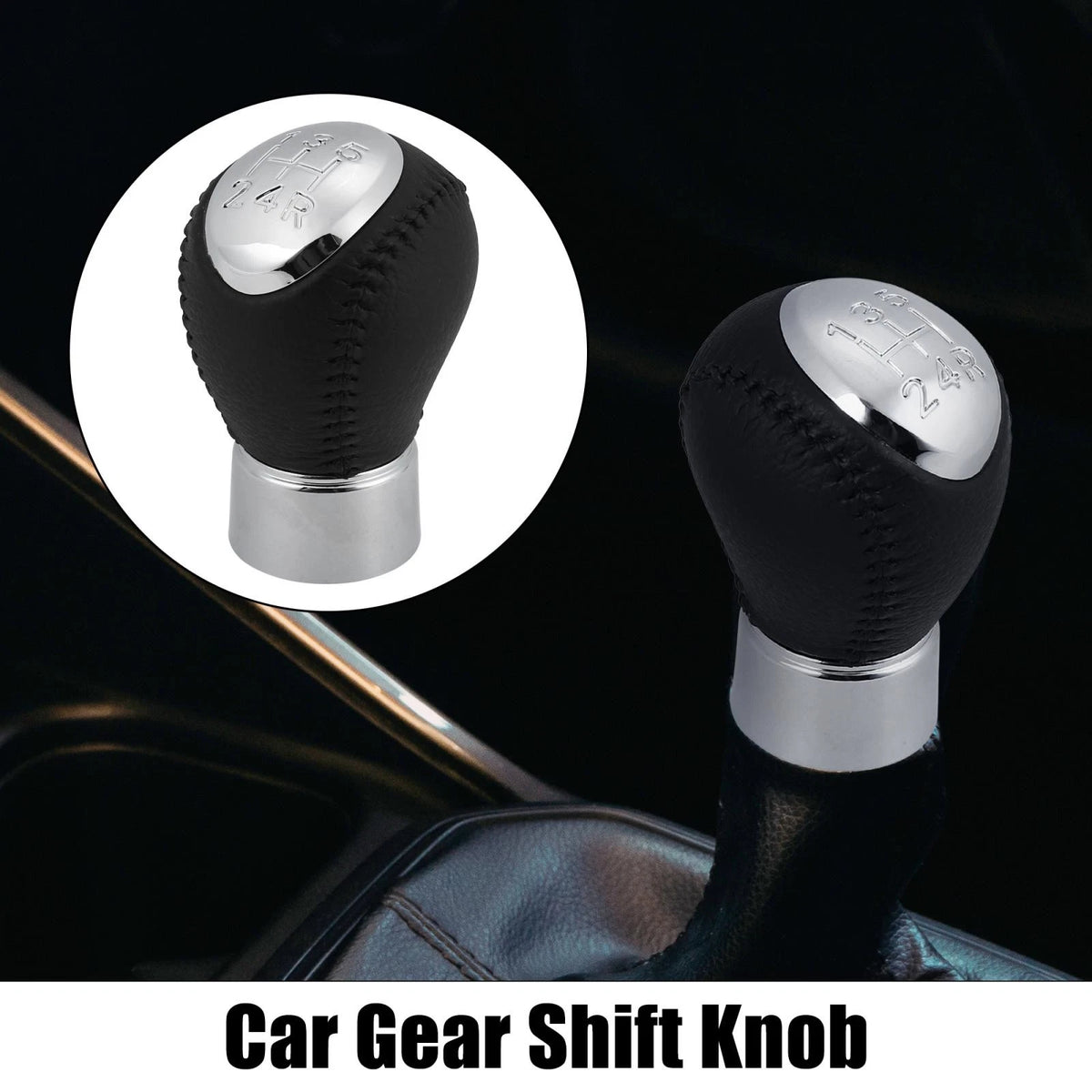 Gear Shift Knob Replacement for Mazda 3 5 6 RX8 323 626 (Black) (2004–2012)