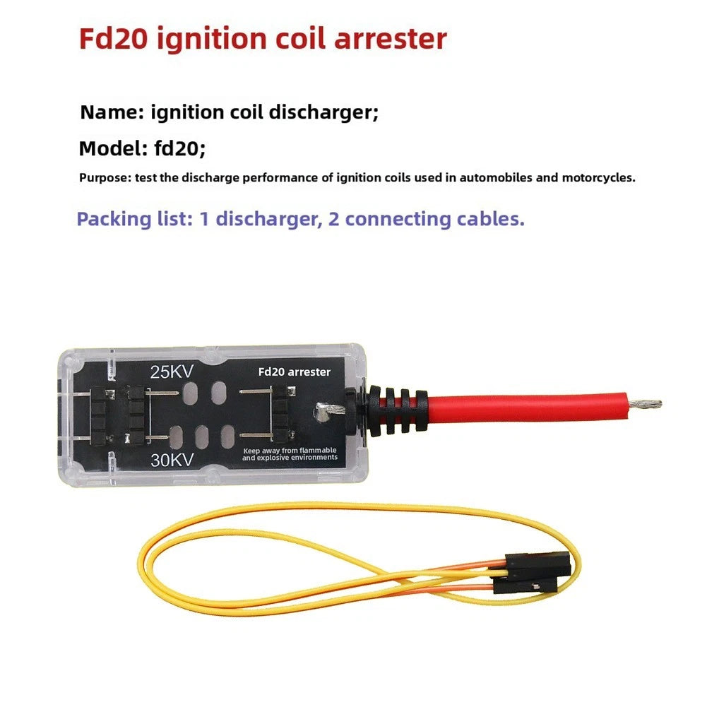 FD20 Ignition Coil Discharger for Bulb Socket Circuit Breaker Test