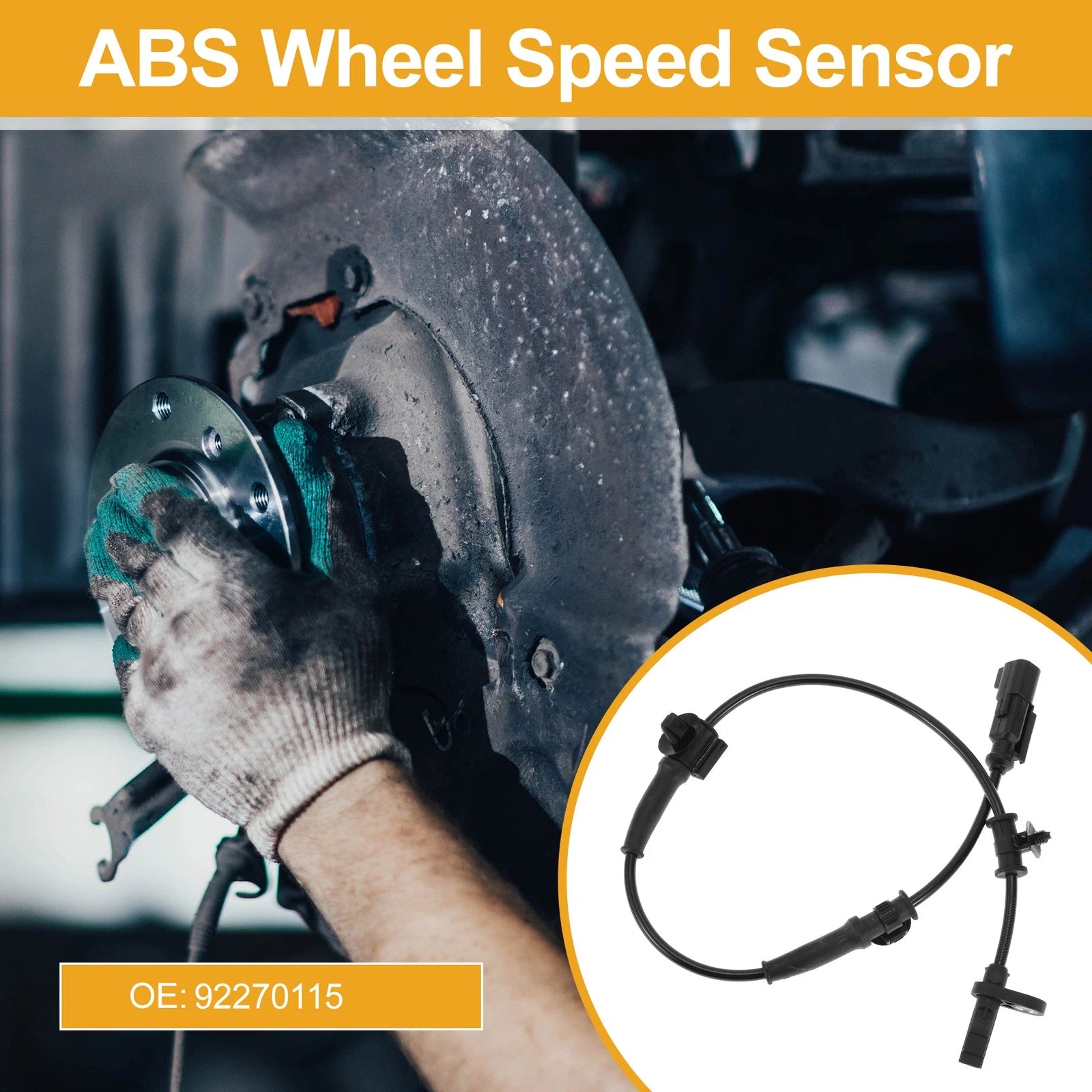 ABS Wheel Speed Sensor Replacement for Chevrolet Caprice (2006–2011) Rear