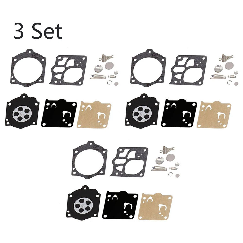 Set of 3 Carburetor Gasket Repair Kit for Stihl MS660 MS650 064 066 K15-WJ