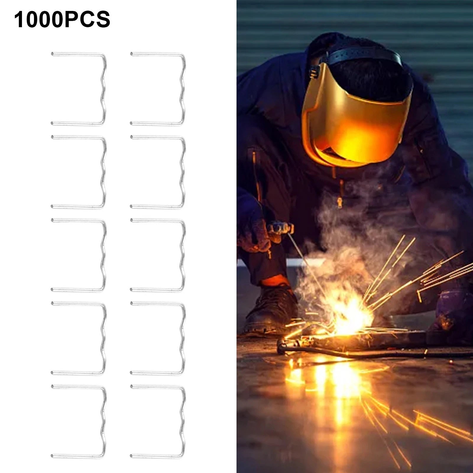 0.8mm Pre-cut Flat Staples for Universal Use (1000PCS)