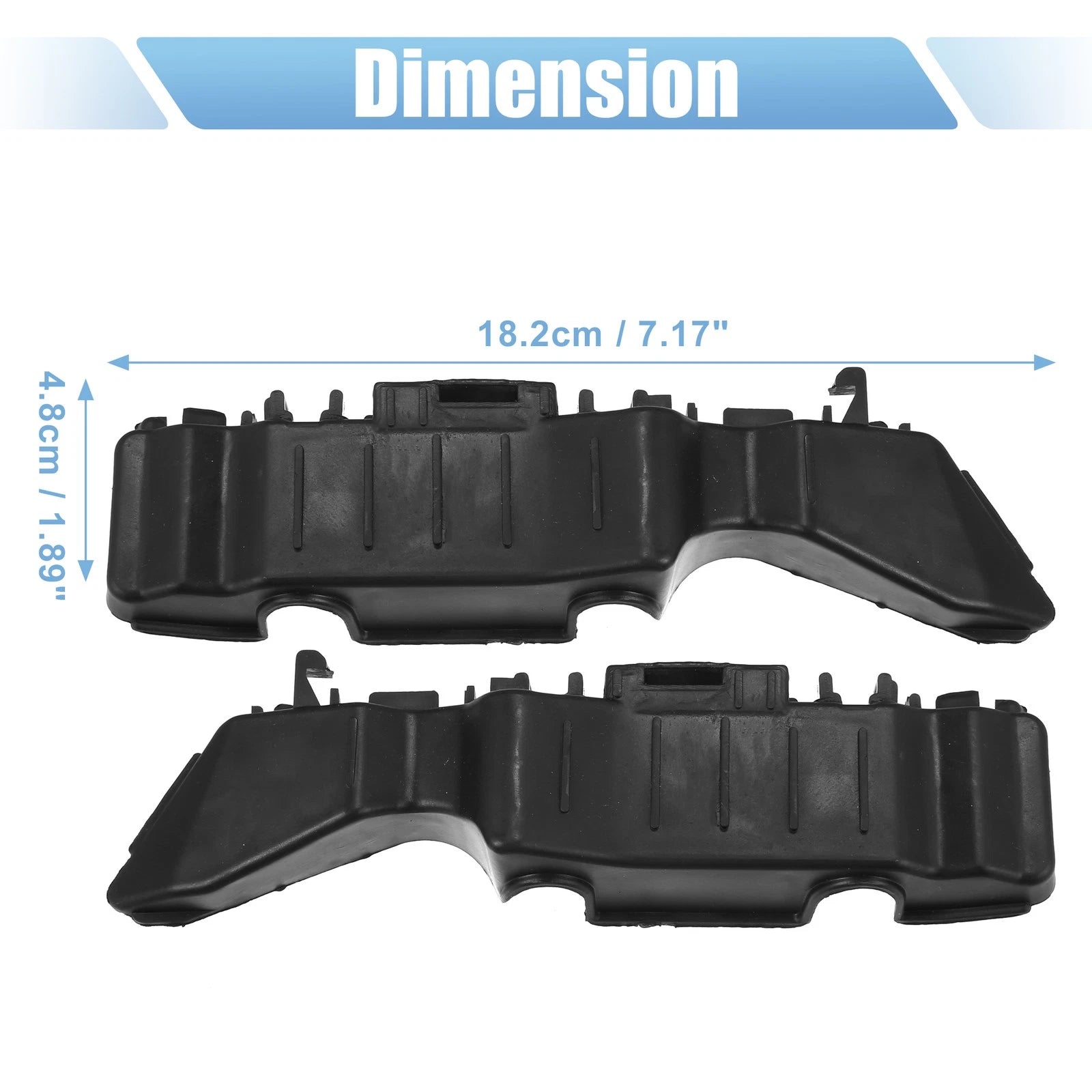 Front Bumper Bracket Pair Replacement for Hyundai Accent (2012–2012)