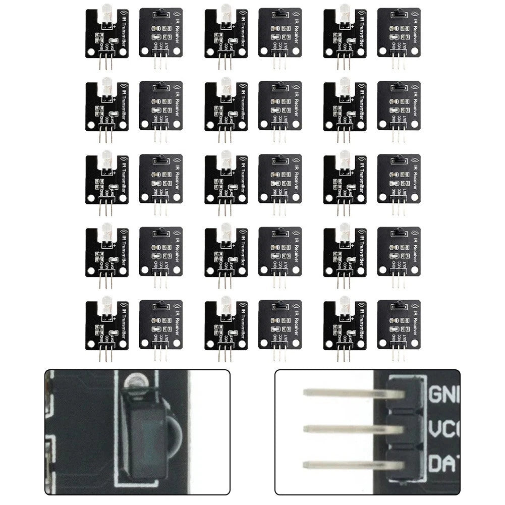 30pcs 38kHz Infrared Transmitter Receiver Sensor Modules for Arduino
