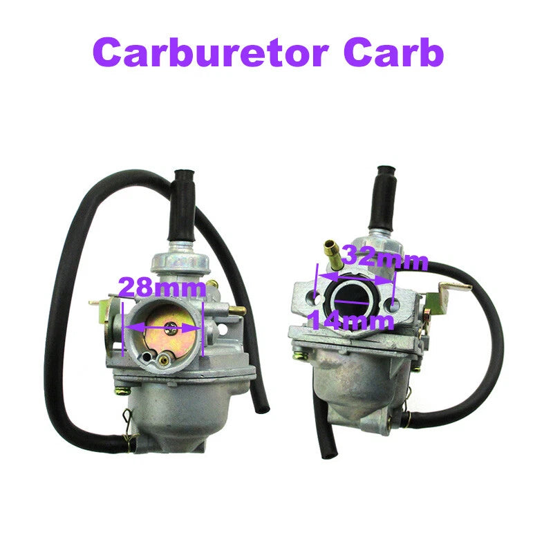 14mm Carburetor for Honda XR50R (2000–2003) CRF50F (2004–2017)