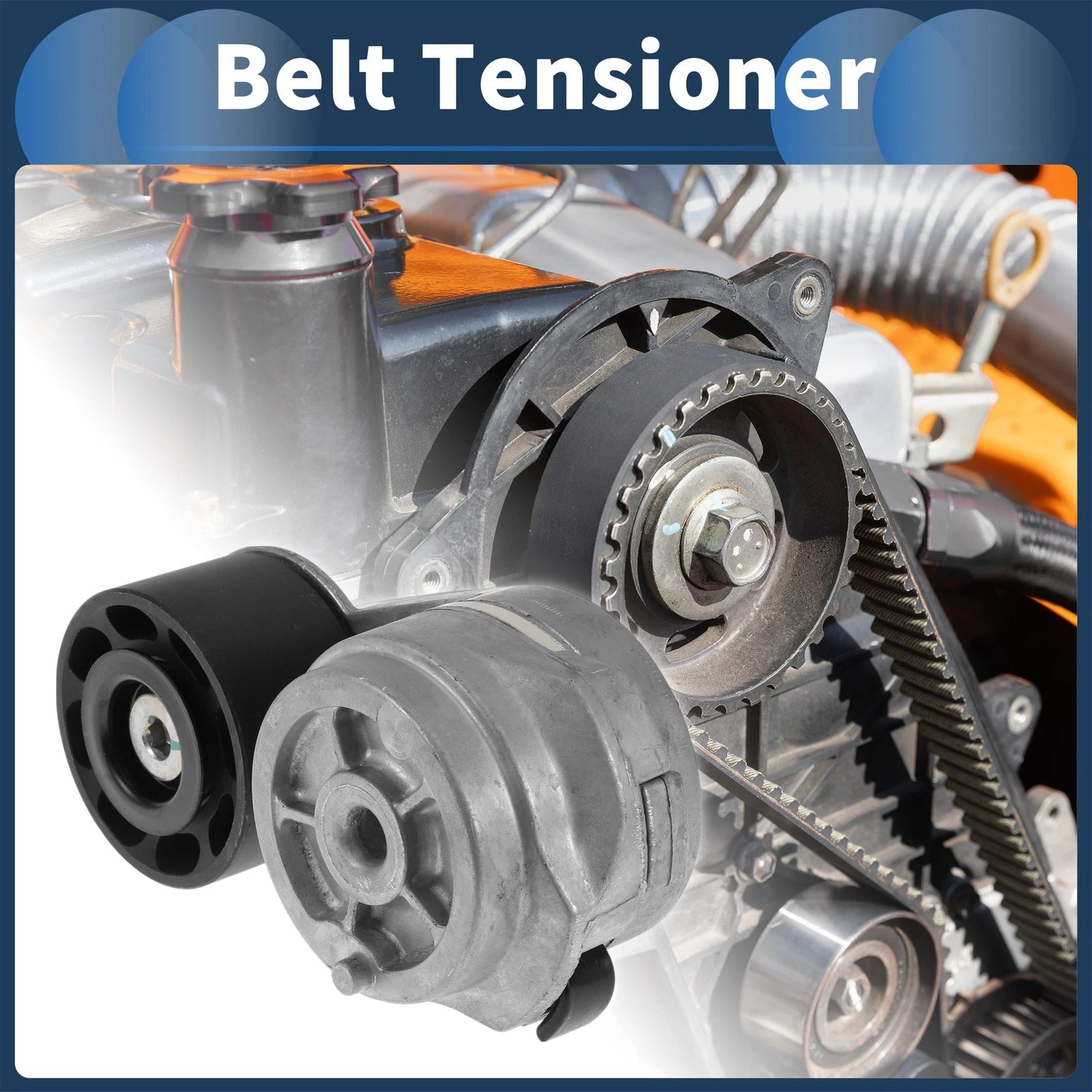 Belt Tensioner Replacement for Chevrolet C6500 Kodiak (2004–2009) Metal