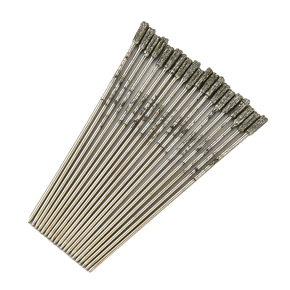 20PCS Diamond Drill Bits for Lapidary Work