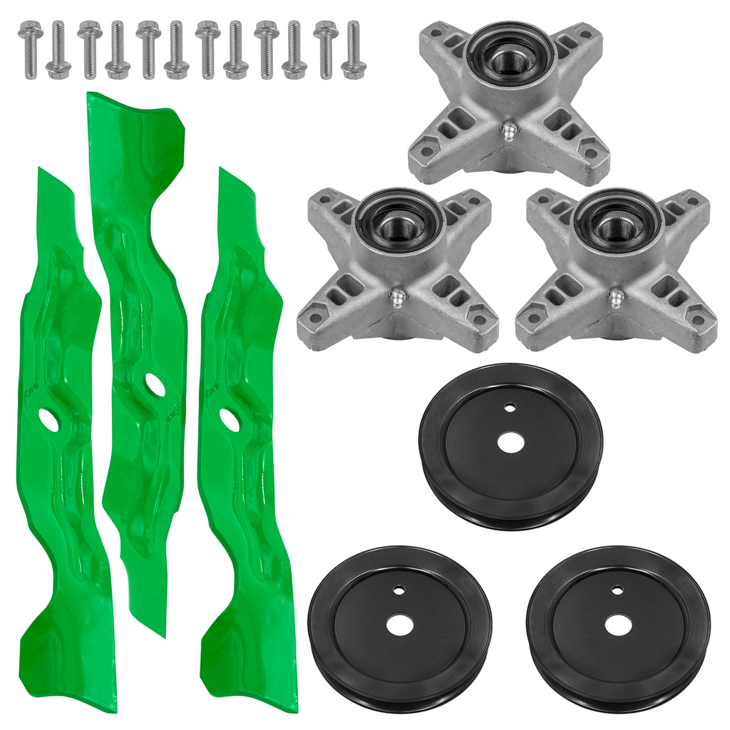 Deck Spindle and Pulley for Cub Cadet LT1050 GT2550 (2005–2015)