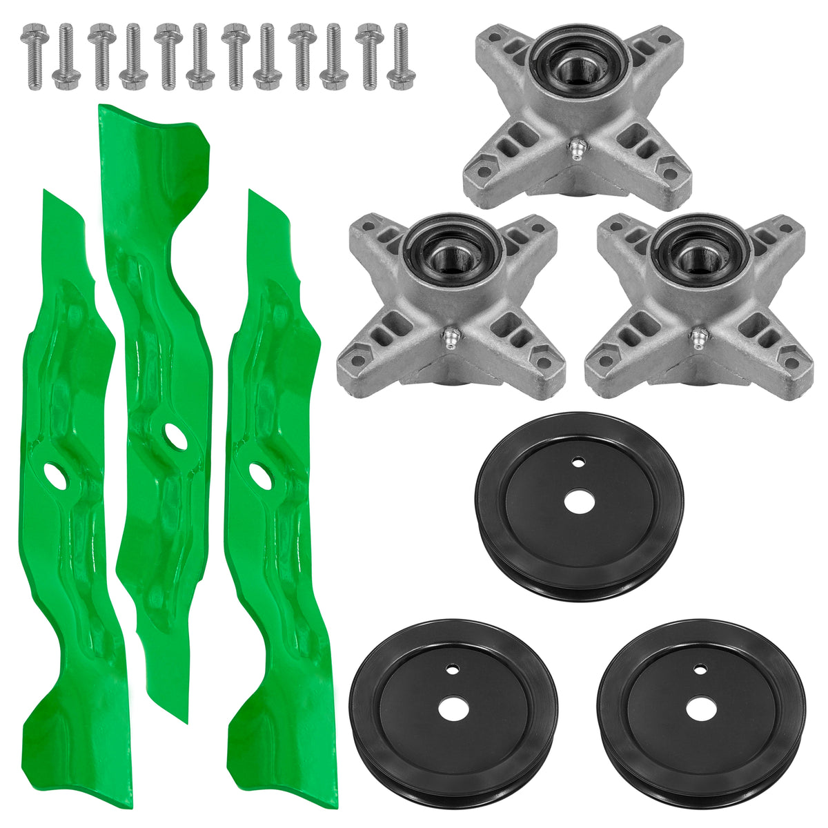 Deck Spindle and Pulley for Cub Cadet LT1050 GT2550 (2005–2015)