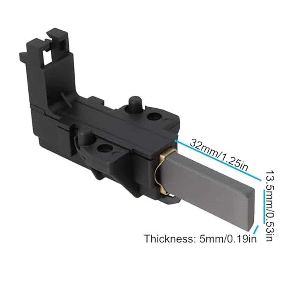 Carbon Brushes for Front Loading Washers (Compatible with Series-Wound Motor)