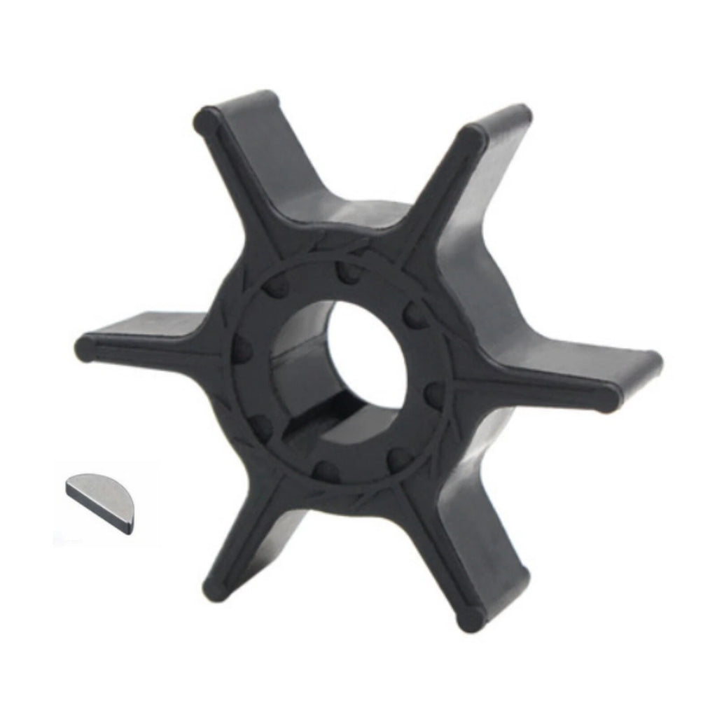 Water Pump Impeller with Key for Yamaha 8/9.9/15/20HP (63V-44352-01, 63V-44352-00)