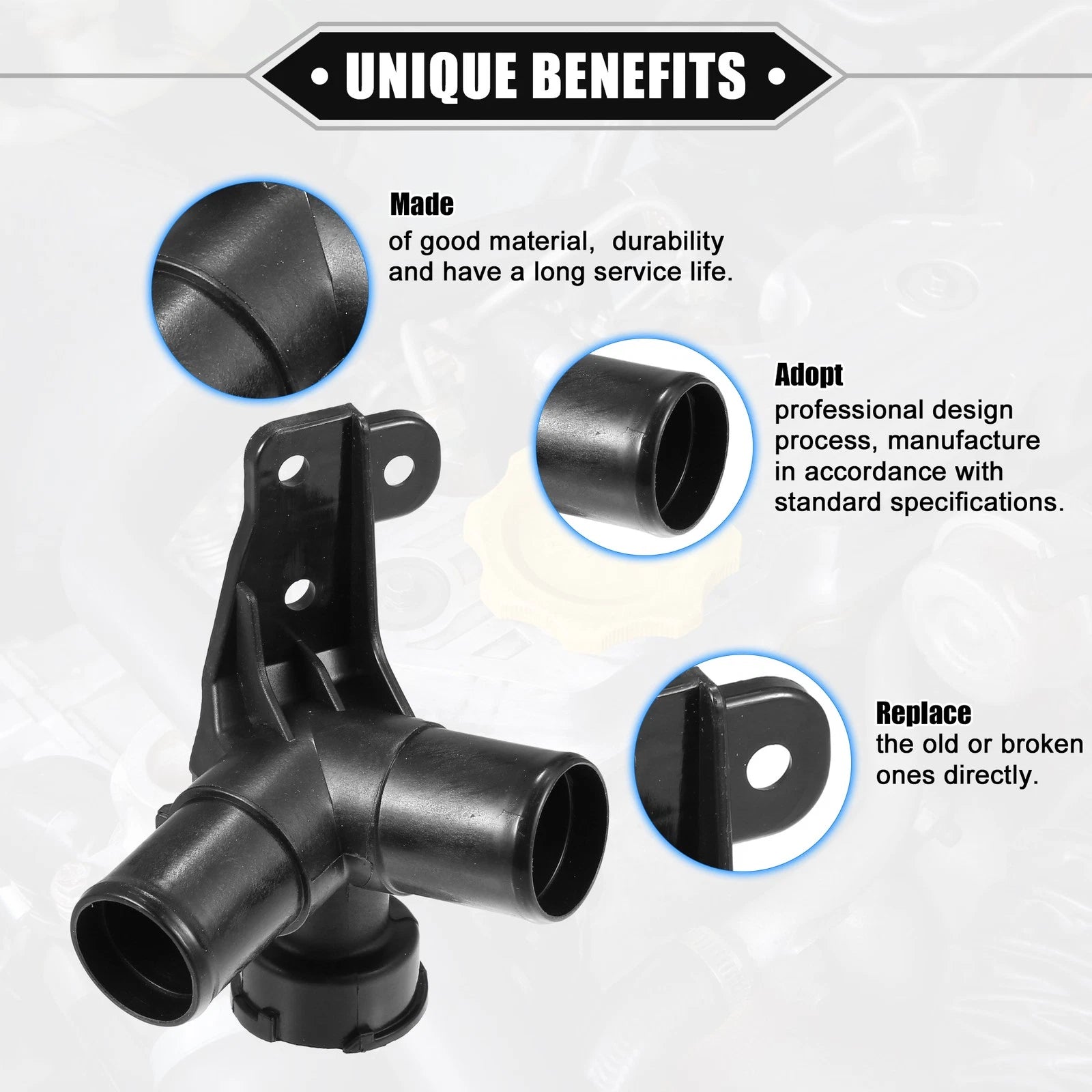 Coolant Filler Neck for Hyundai Accent 2012–2017 Replacement