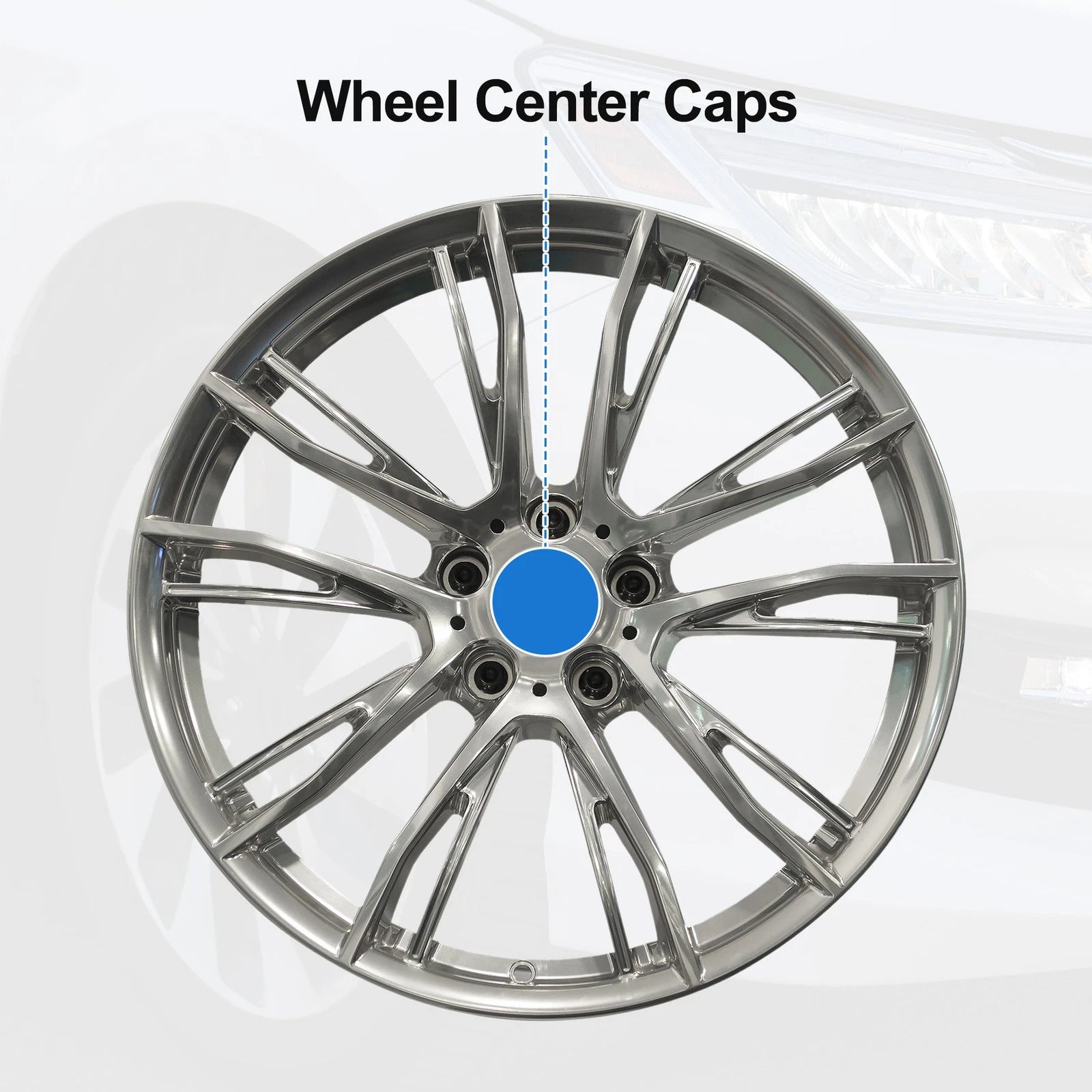 Wheel Center Caps Replacement for Toyota Sequoia (2008–2022)