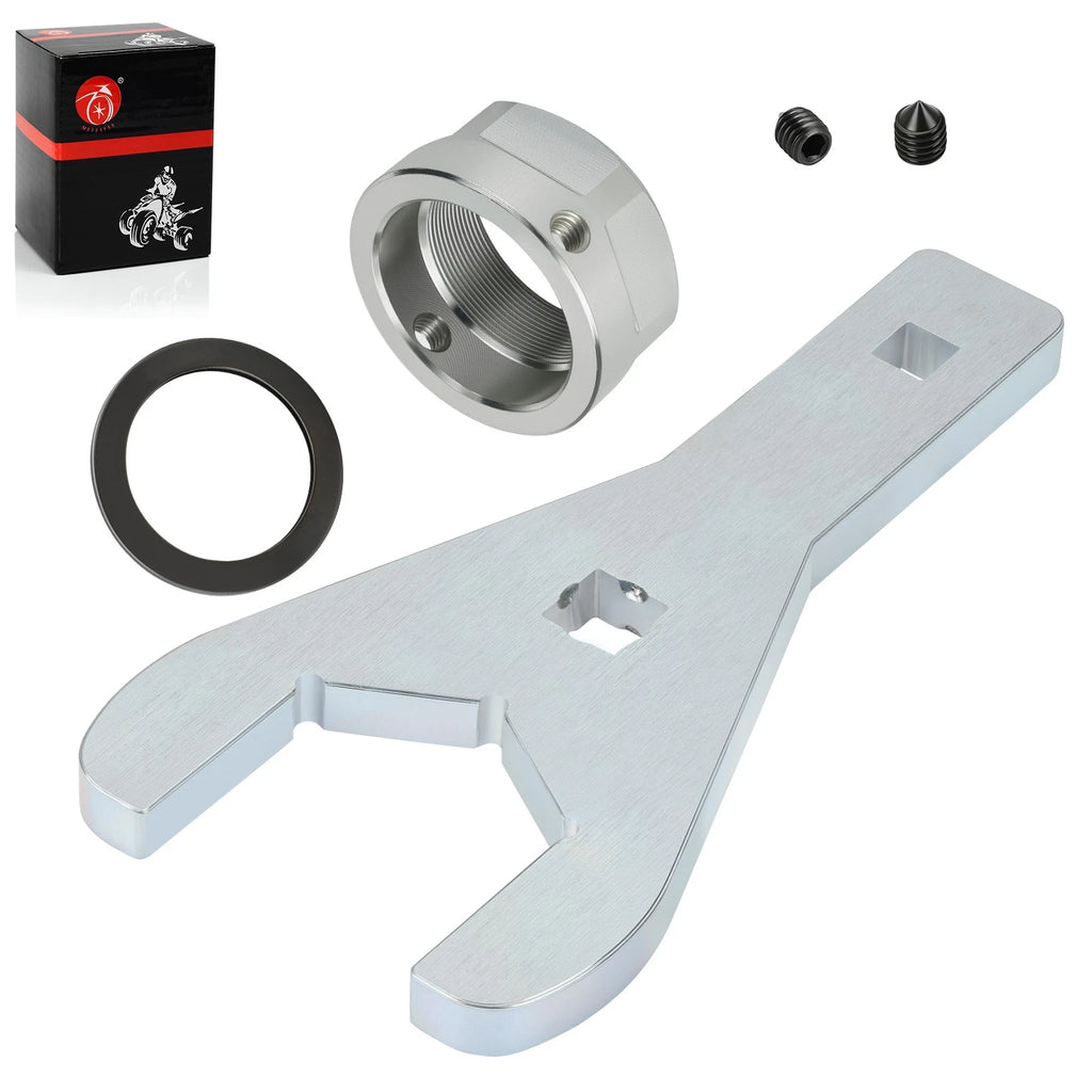 46mm Rear Axle Nut Wrench Tool & Lock Nut Set for Yamaha Raptor 700 (2006–2023)