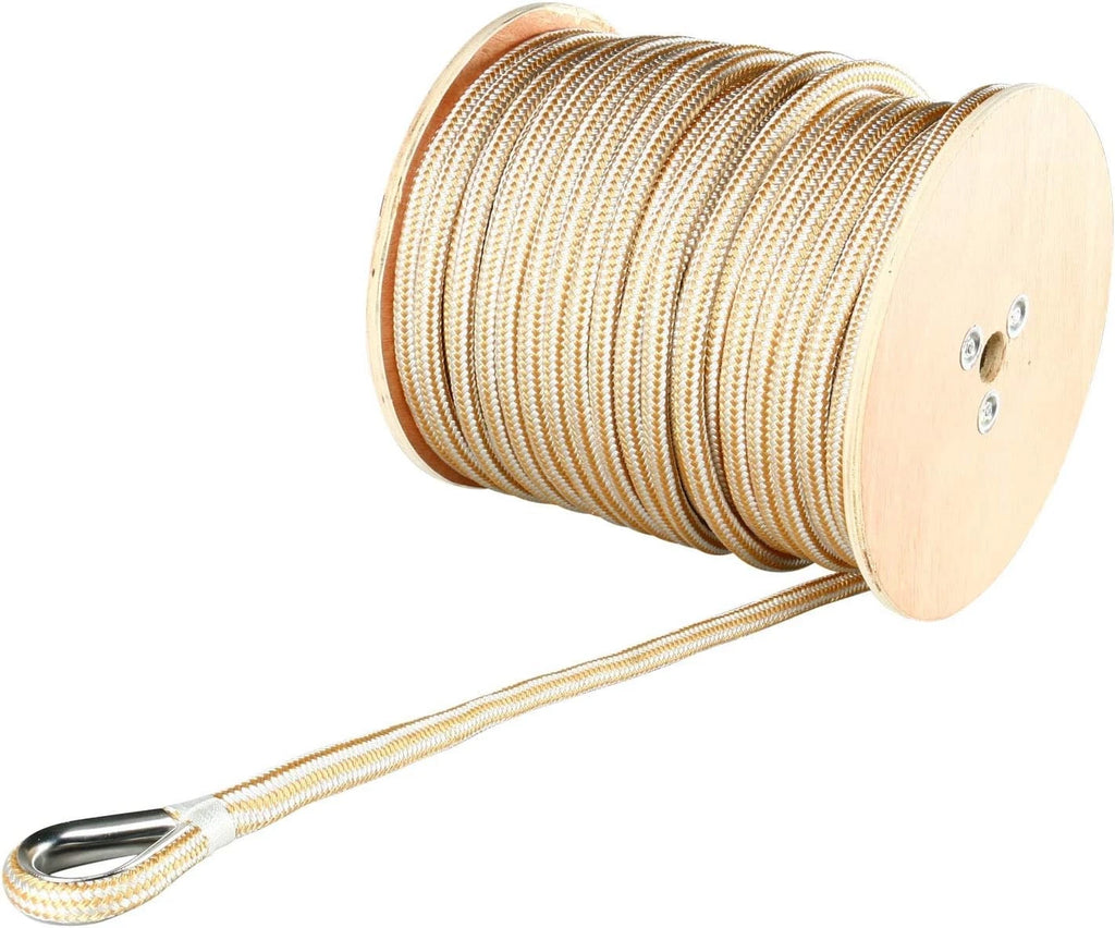 1/2" Double Braid Nylon Anchor Line for Marine Use (300FT)