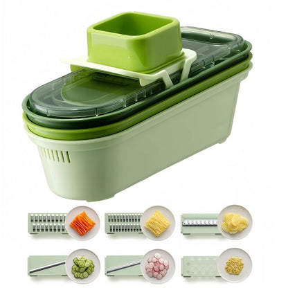 3 Basket Cutter Vegetable Slicer for Efficient Kitchen Use