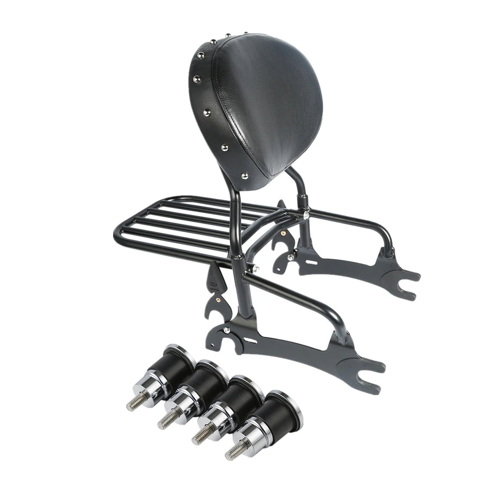 12" Backrest Sissy Bar Pad & Release Spools for Indian Chieftain (2014–2022)