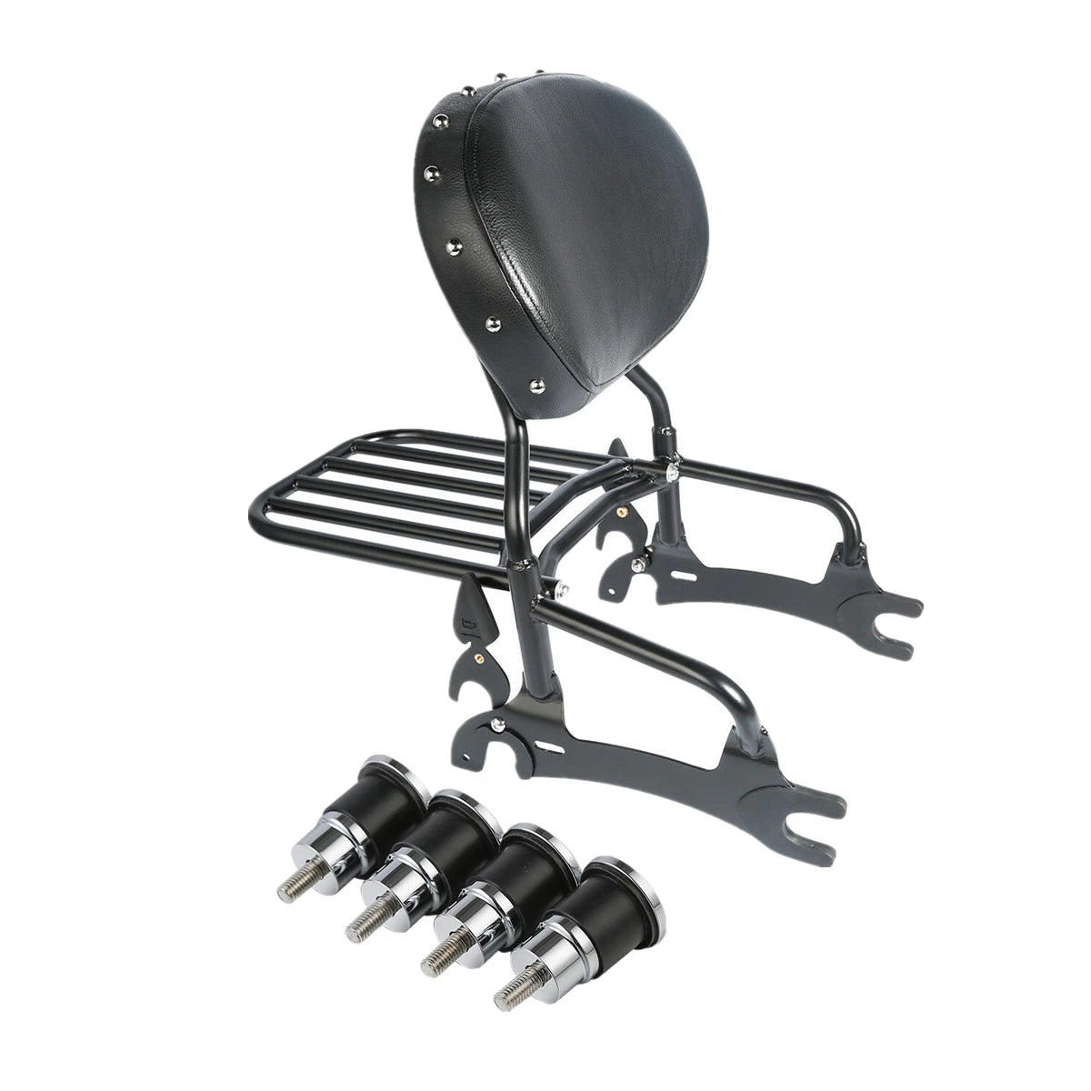 12" Backrest Sissy Bar Pad & Release Spools for Indian Chieftain (2014–2022)