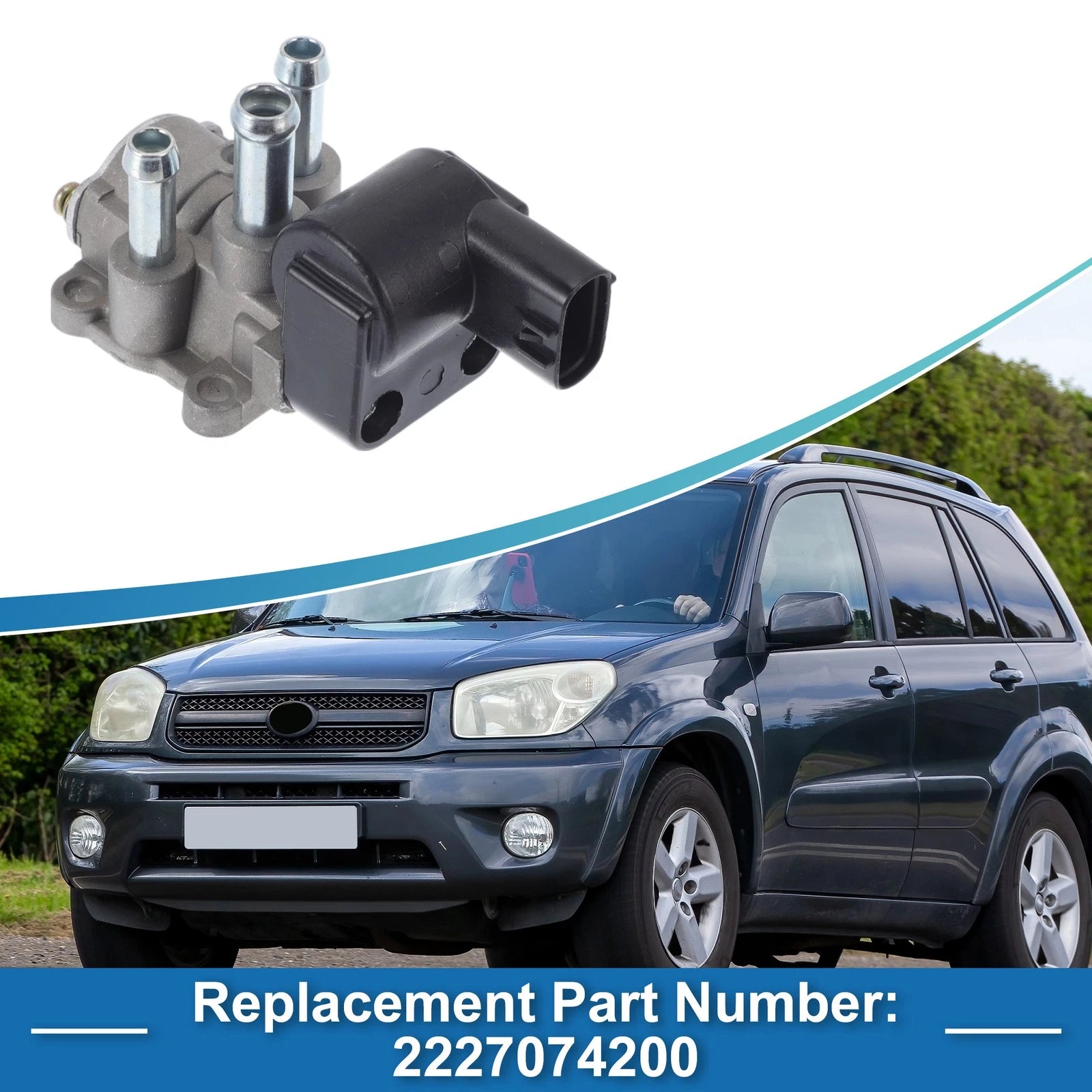 Idle Air Control Valve Replacement for Toyota RAV4 (1998–2000) IACV Motor