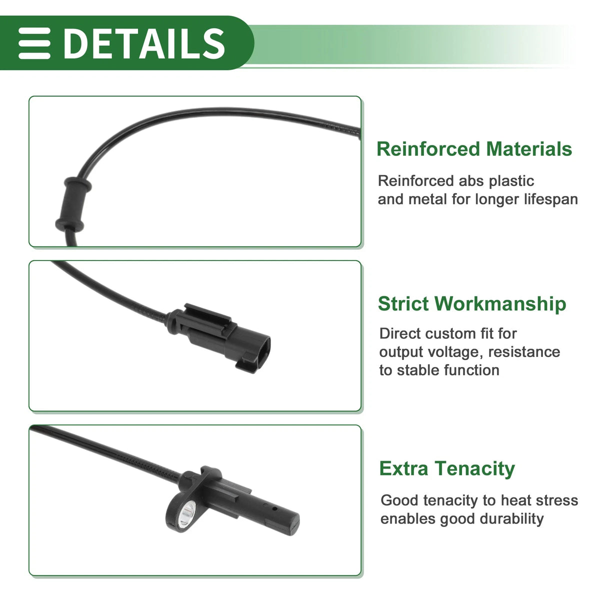 ABS Wheel Speed Sensor No. ER332C190AA for Ford Mustang (2011–2014)