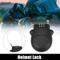 Motorcycle Helmet Lock Portable 3 Digit Resettable for Universal Bikes (—)