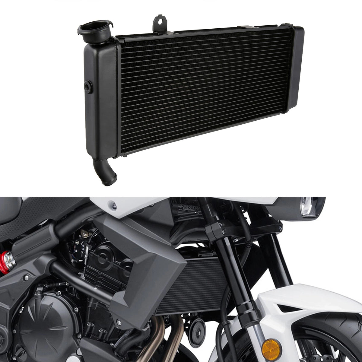 Radiator Cooling Engine Cooler for Kawasaki Versys 650 ABS (2015–2026)