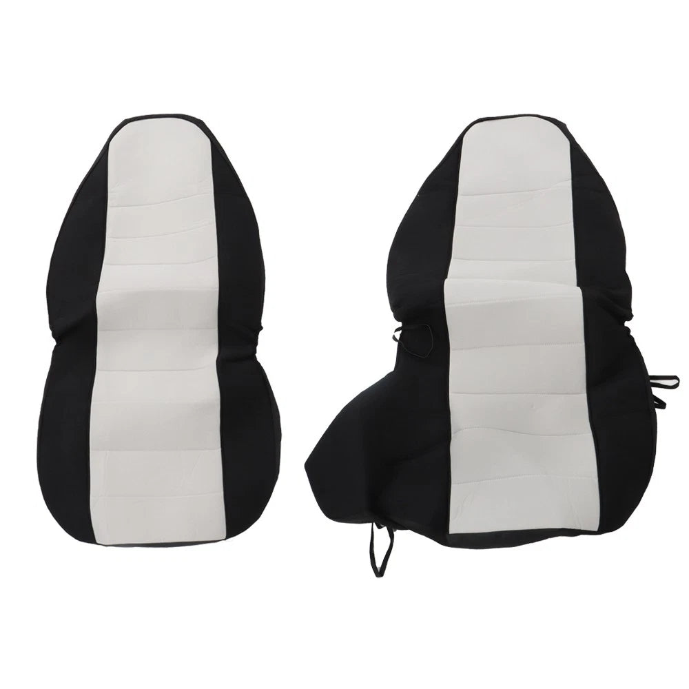 Car Seat Covers for Ford Ranger (1998–2003) 60/40 Black/Silver High Back