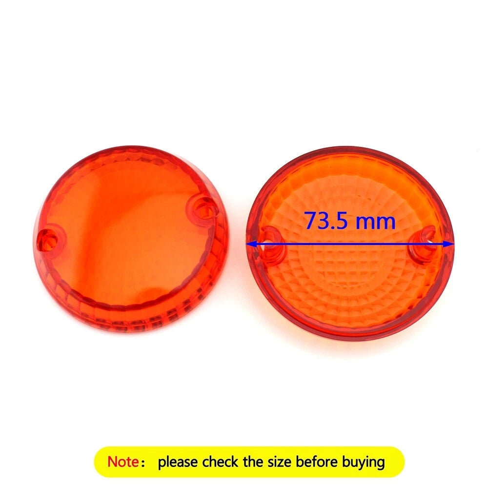 Turn Signal Lens Cover for Yamaha Kawasaki Vulcan 1500 VN (T9)