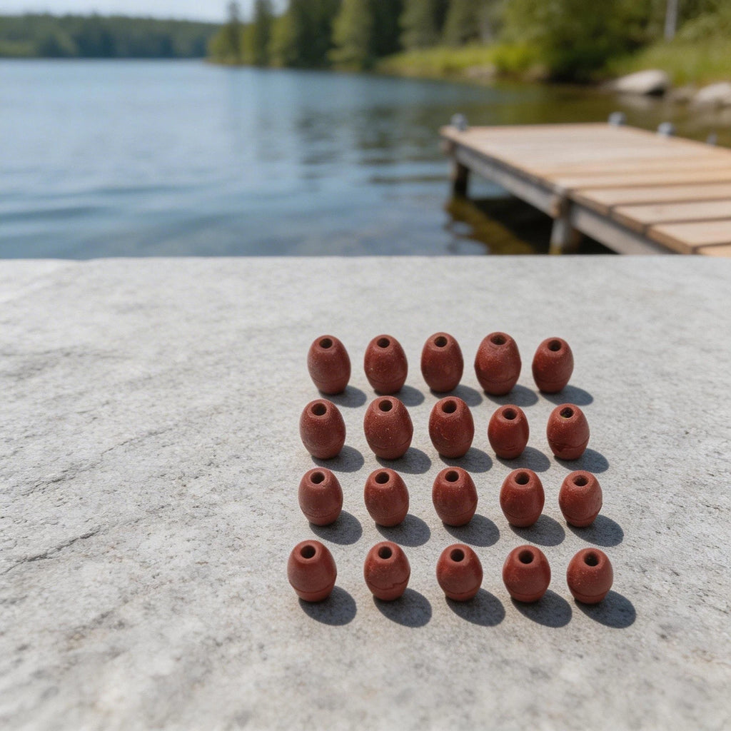 20pcs Perforated Float Balls for Deep Water Fishing Nets PVC