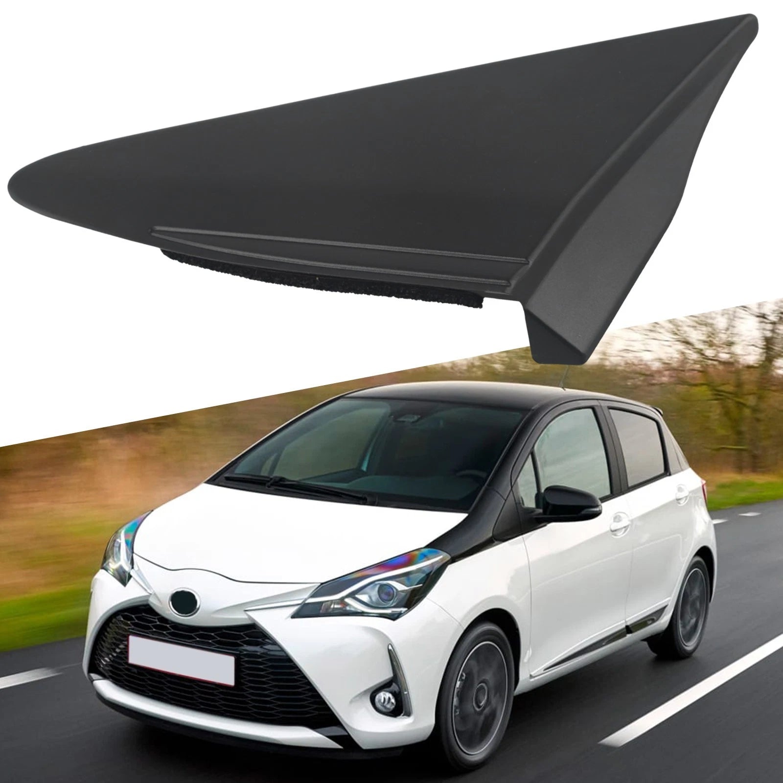 Left Mirror Pillar Trim Molding for Toyota Yaris (2015–2017)