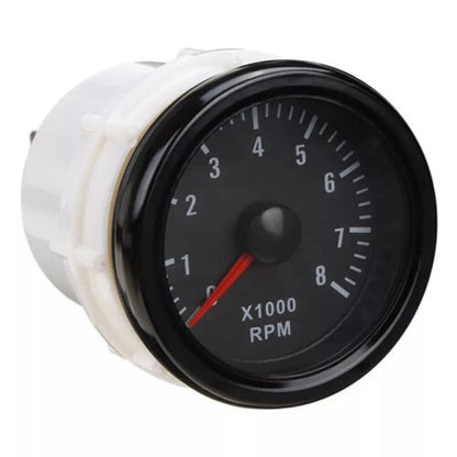 52mm Tachometer Gauge Kit for Direct Replacement in Vehicles (08000 RPM)