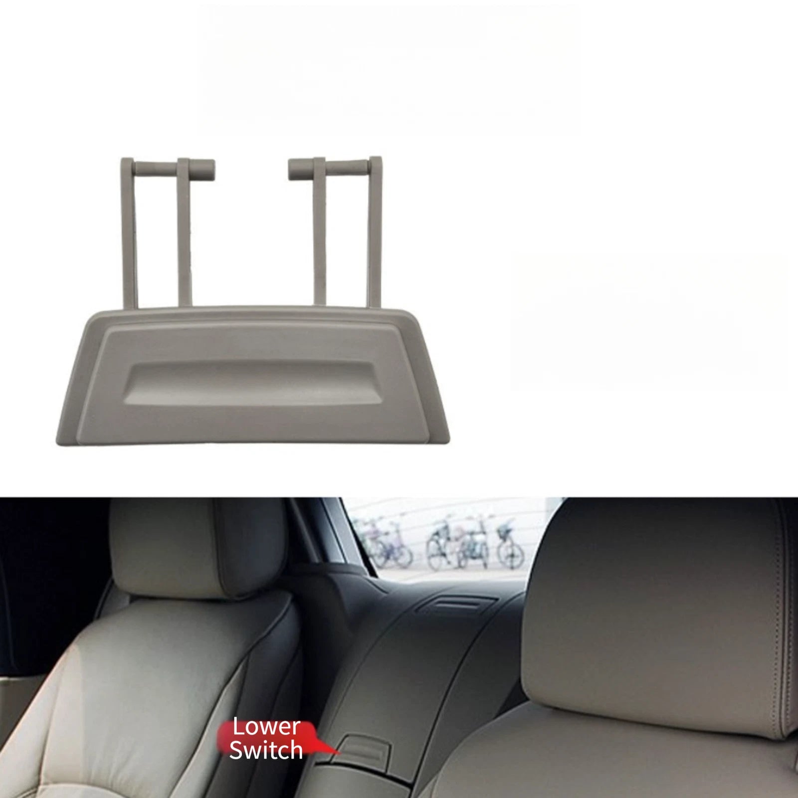 ABS Plastic Rear Center Console Tray Switch Handle for BMW Z4 (2003–2008)