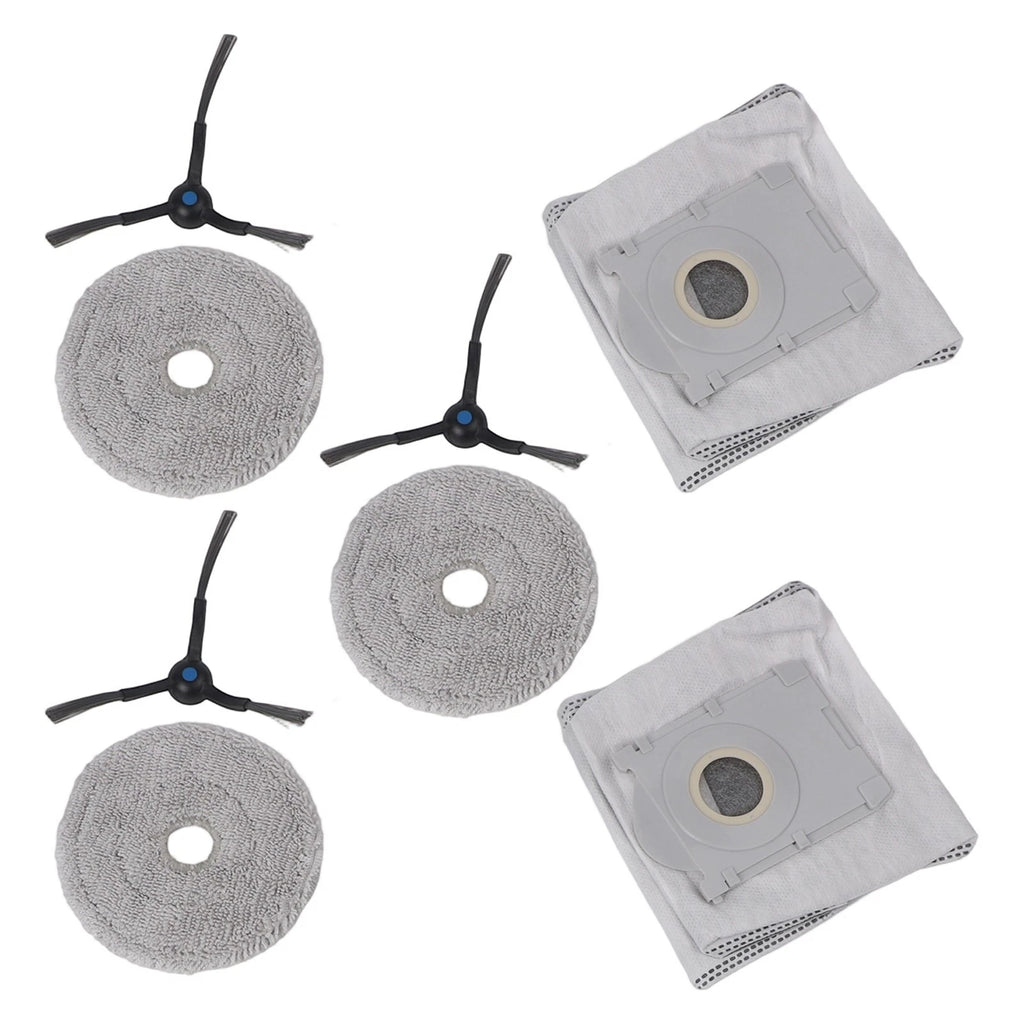 Mop Cloth Dust Bag and Side Brush Set for ECOVACS DEEBOOT MINI (N/A)