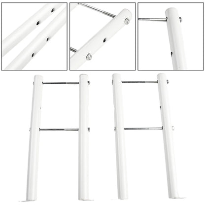 Vertical Radiator Positioning Brackets for