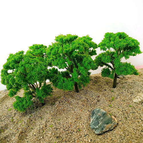 10pc Banyan Trees for Train Railway Garden Park Scenery (1:75-1:100)