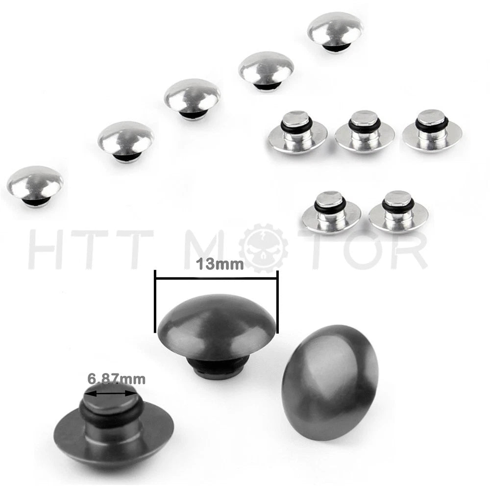 10 PCS Hex Socket Bolt Nut Head Cover Cap for M8 8MM Motorcycle