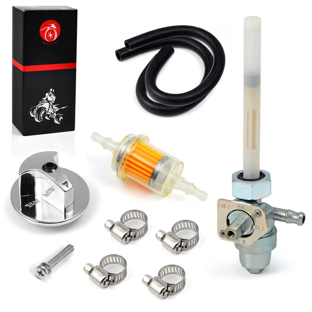 Fuel Valve Petcock & Knob for Honda TRX300EX Sportrax 300 (1993–2006)