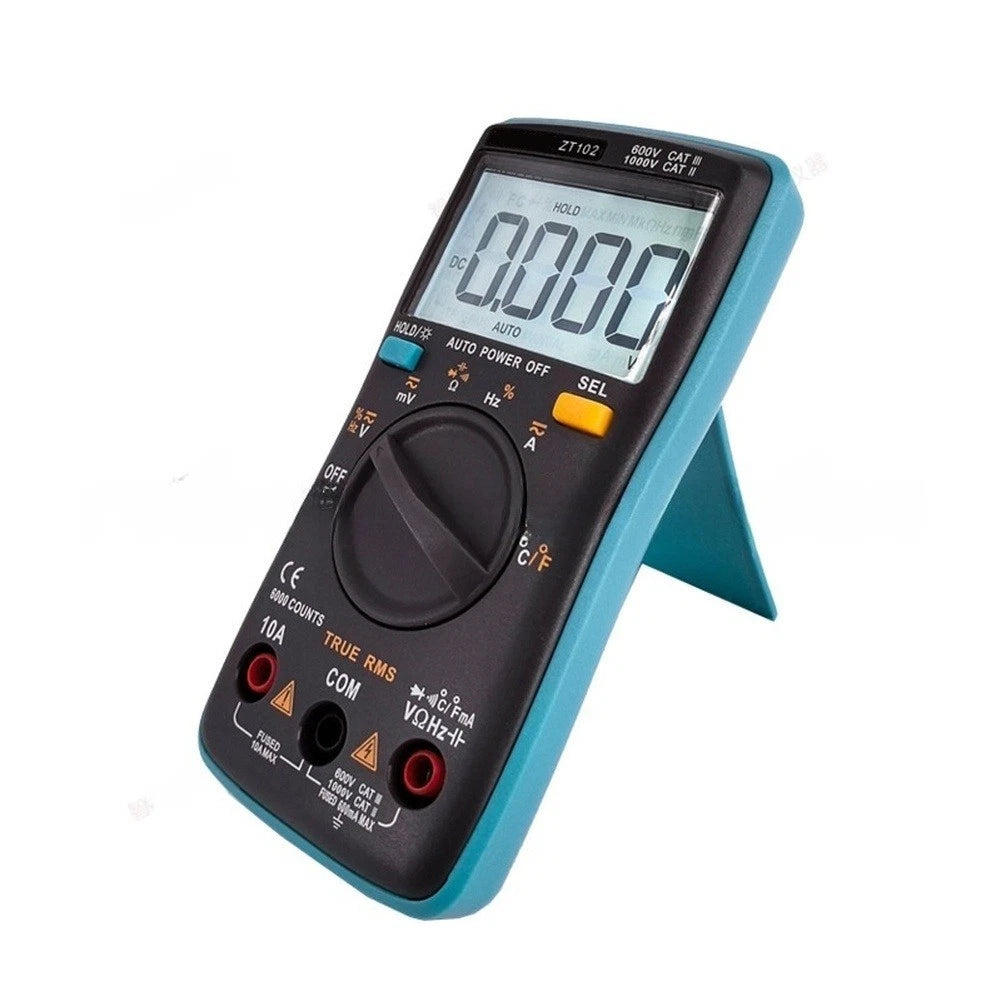 Digital Multimeter for Electrical Testing (Auto Ranging, -20°C to 1000°C)