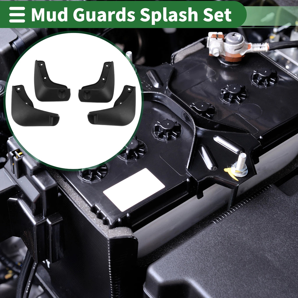 Mud Flaps Splash Guards for Kia Picanto (2011–2018) W/ Mount Accessories