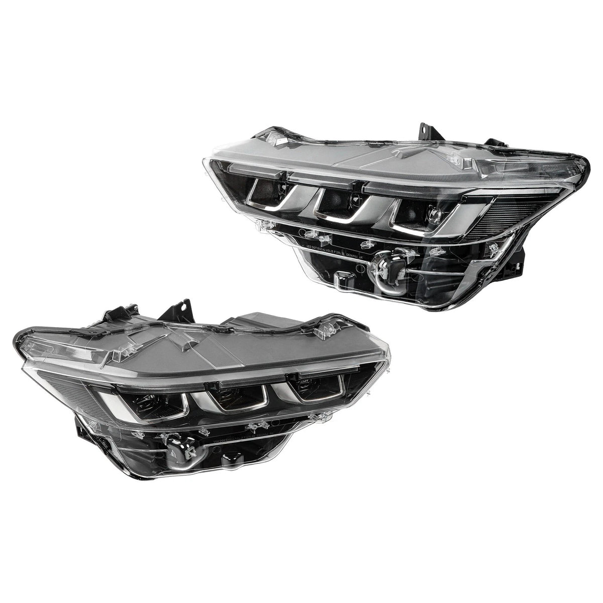 Full LED Headlight Set for Ford Mustang (2024–2026) 13Pin Chrome