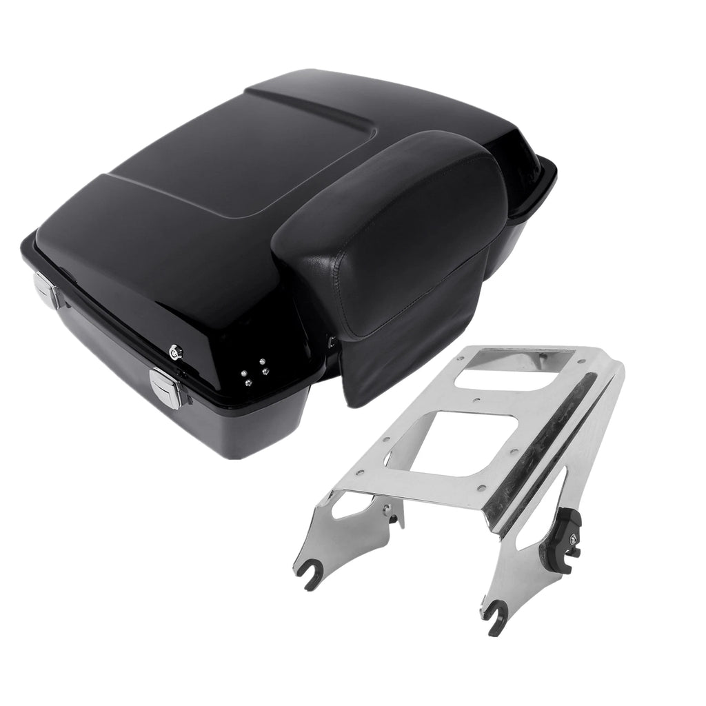 Chopped Trunk Backrest & Mounting Rack for Harley Touring (2009–2013)