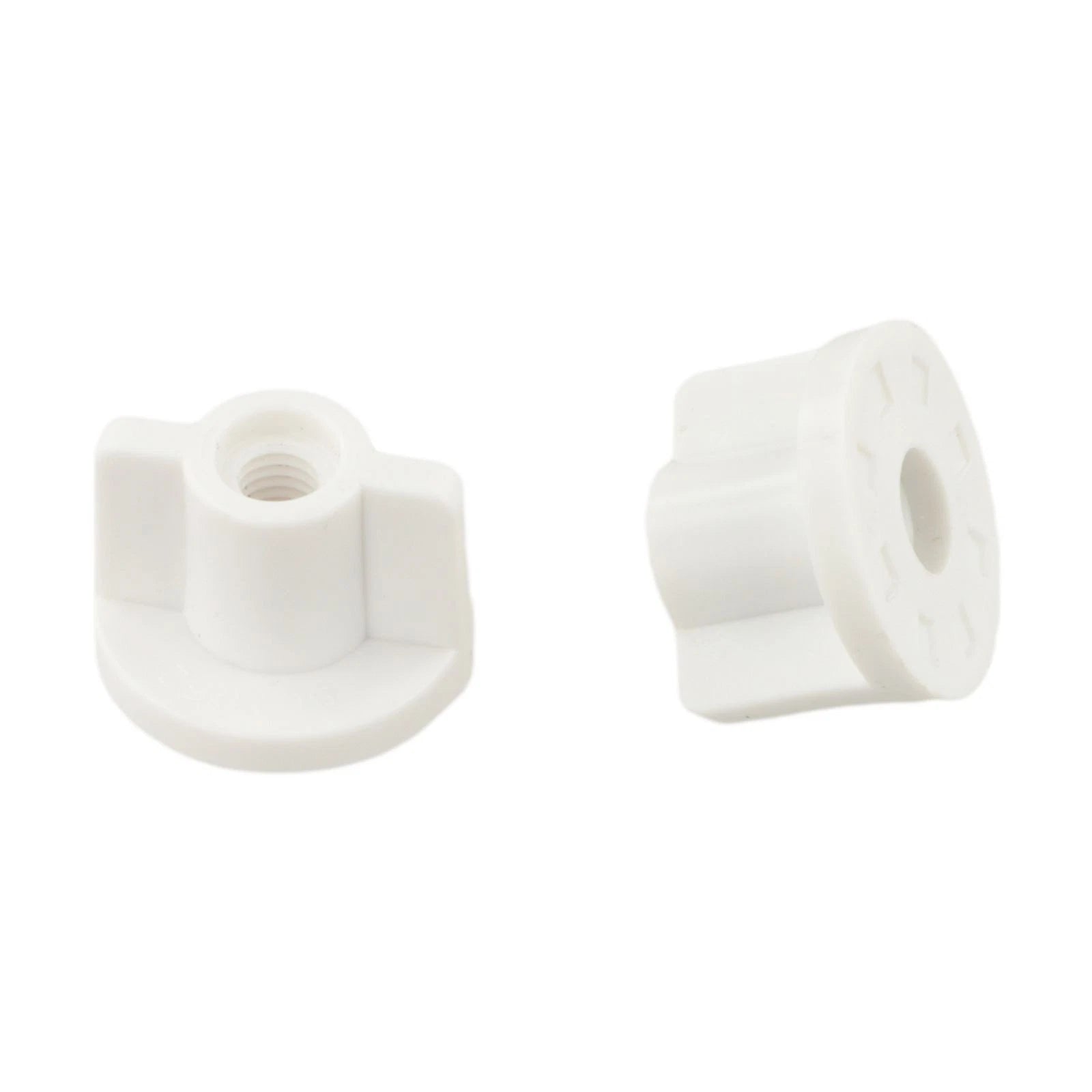 Set of 4 Rear Nut Fixed Replacement for 6mm Screws (White)