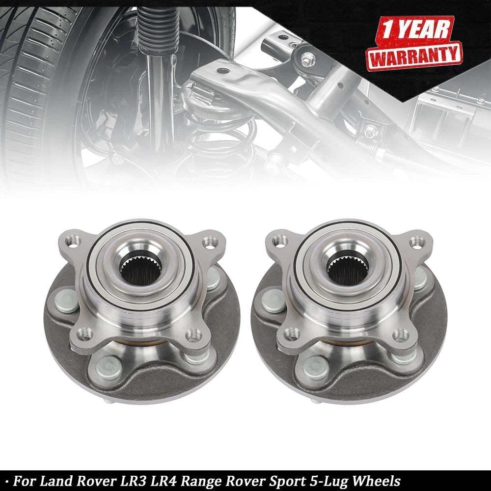 Front Wheel Bearing & Hub for Land Rover LR3 LR4 Range Rover Sport (2005–2013)